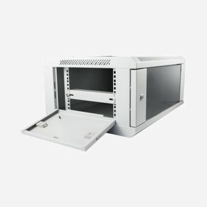 ALLNET ALL-SMC6404GRAU : Rack Mural 4U Acier Gris 600x450x281mm, Charge Max. 50kg, Verrouillage Clé, Montage 19", Refroidissement Passif, 14kg - Miniature 3
