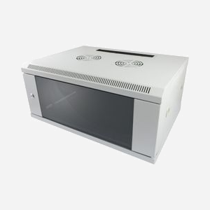 ALLNET ALL-SMC6406GRAU - Rack Mural 6U, Charge 50kg, Acier Gris, Dimensions 600x600x281mm, Montage 19", Verrouillage Clé, Refroidissement Passif.