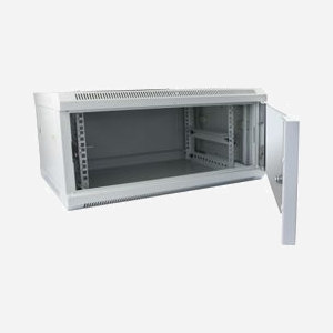ALLNET ALL-SMC6406GRAU - Rack Mural 6U, Charge 50kg, Acier Gris, Dimensions 600x600x281mm, Montage 19", Verrouillage Clé, Refroidissement Passif. - Miniature 2