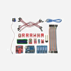 Kit de Démarrage ALLNET ALL-E-4-6 (E4-6) pour 4Duino, Module LED, Relais, Avertisseur, Poids 412g