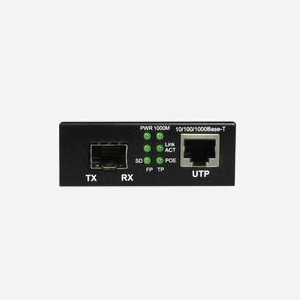 ALLNET Convertisseur Media Gigabit Ethernet ALL-MC202P-SFP1-POE, Ports RJ45 10/100/1000Base-T, Port MiniGBIC Multimode/Monomode, PoE 52V, 1.25A - Miniature 4
