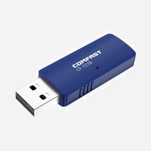 ALLNET ALL-WA0300AC Point d'accès Wi-Fi 867 Mbit/s 2.4/5 GHz Bluetooth 4.2, Sécurité WEP/WPA/WPA2, Antenne interne, Bleu, 53x17x9mm - Miniature 4
