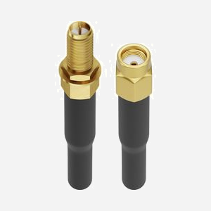 Goobay Câble Coaxial LMR195 10m RP-SMA Mâle vers RP-SMA Femelle 50 Ohm 5.8 GHz Noir, Contacts Or, PVC, REACH/RoHS - Miniature 2