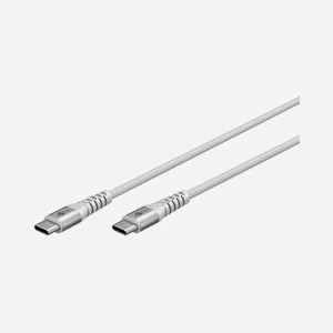 Câble Goobay 70192 USB 2.0 USB-C vers USB-C 0.5m, 480 Mbit/s, Tressé Textile, Diamètre 3.3mm, Certification CE/WEEE - Miniature 3