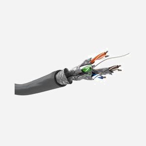 Câble Réseau Goobay 93955 Cat6 SF/UTP (S-FTP) 100m Gris, Conducteurs AWG 23/1, Bande Passante 250MHz, Gaine PVC, Diamètre Rond