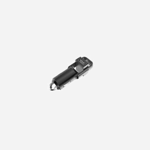 RealPower 219735 Chargeur Auto Universel 2 Ports USB 2.0 - 5V 2.4A par Port - Entrée 12-24V - Noir - Dimensions 80x25x20mm - 20g