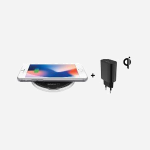 Terratec ChargeAIR dot! Chargeur sans Fil 10W Noir/Argent, Entrée 5V, Sortie 9V/2A, Recharge Rapide, Port Micro-USB, Efficacité 80%, Câble 1m - Miniature 2
