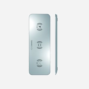 Terratec ChargeAIR All - Chargeur Universel Intérieur Aluminium - Recharge Sans Fil 10W - USB Type-C - 9V/2.5A Input - 5-9V/1.2A Output - 228x80x8mm