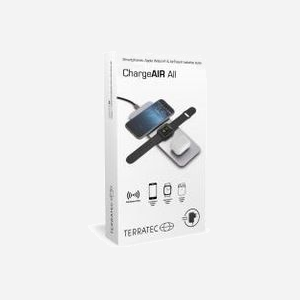 Terratec ChargeAIR All - Chargeur Universel Intérieur Aluminium - Recharge Sans Fil 10W - USB Type-C - 9V/2.5A Input - 5-9V/1.2A Output - 228x80x8mm - Miniature 4