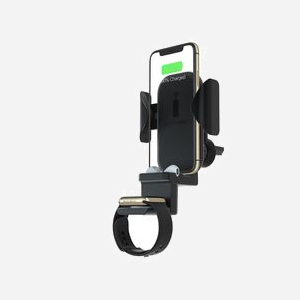 Terratec ChargeAir All Car Support Actif pour Mobile/Smartphone & Smartwatch, Charge Induction, Allume-cigare, 5-9V, Noir, 160x116x90mm - Miniature 2