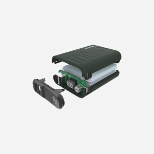 RealPower PB-10000PD+ Midnight Green, Batterie Externe 10000mAh, 2x USB-A (3A/2A), 1x USB-C (1.5A), Recharge Rapide, Vert, Compatible USB Power Delivery - Miniature 5