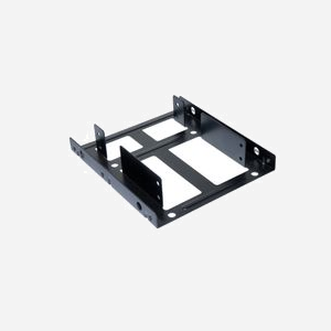 Ultron 377215 Kit Support HDD/SSD 2.5"/3.5" Métal Noir (115x100x24mm) Incl. Vis - Capacité 9 disques - Miniature 3
