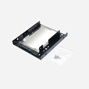 Ultron 377215 Kit Support HDD/SSD 2.5"/3.5" Métal Noir (115x100x24mm) Incl. Vis - Capacité 9 disques - Miniature 5