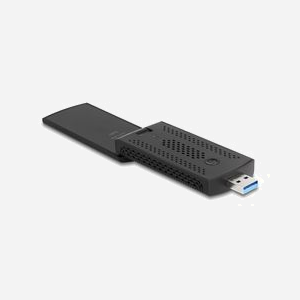 DeLOCK Adaptateur USB Wi-Fi 6 AX1800 Dual Band (1201+574 Mbps) WLAN, Normes IEEE 802.11ax/ac/n/g/b/a, Bi-bande 2.4/5 GHz, Antenne 3dBi, Chipset Realtek RTL8832BU - Miniature 3
