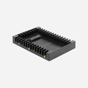 DeLOCK Bâti d'Installation 3.5" pour Lecteur 2.5" SATA III, Support HDD/SSD 12.5mm, Plastique Noir, Transfert 6 Gbit/s, 101x147x20mm - Miniature 1