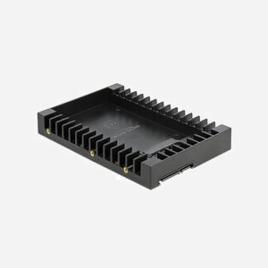 DeLOCK Bâti d'Installation 3.5" pour Lecteur 2.5" SATA III, Support HDD/SSD 12.5mm, Plastique Noir, Transfert 6 Gbit/s, 101x147x20mm - Miniature 2