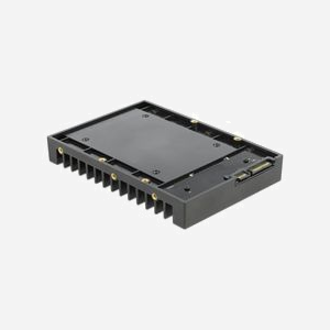 DeLOCK Bâti d'Installation 3.5" pour Lecteur 2.5" SATA III, Support HDD/SSD 12.5mm, Plastique Noir, Transfert 6 Gbit/s, 101x147x20mm - Miniature 3