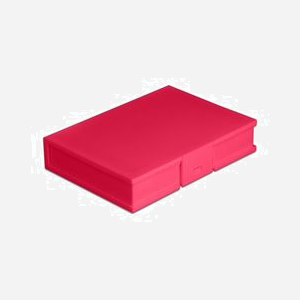 DeLOCK Boîte de Protection HDD 3.5" Rouge - Étui Plastique 112x162x31mm - Support 1 Disque Dur 3.5" - Référence 18374 - Miniature 1