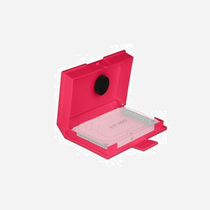 DeLOCK Boîte de Protection HDD 3.5" Rouge - Étui Plastique 112x162x31mm - Support 1 Disque Dur 3.5" - Référence 18374 - Miniature 3