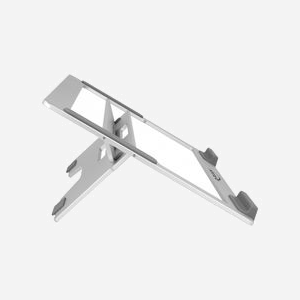 DeLOCK Support Aluminium Pliable pour Laptop jusqu'à 15.6" (39.6cm), Réglable en Hauteur, 290x210x20mm, 534g - Miniature 3