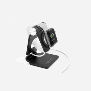 DeLOCK 18429 - Support Actif Réglable pour Smartwatch - Aluminium Noir - 65x65mm - Gestion Câble Intégrée - Compatible Tous Modèles - Miniature 3
