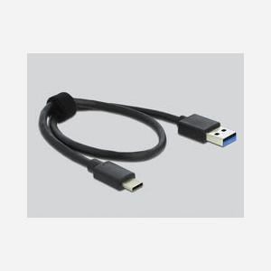 DeLOCK Boîtier Externe 2.5" SATA HDD/SSD, USB 3.2 Gen 2 (10 Gbps) Type-C, USB Type-A/Type-C, Chipset VIA VL716, Support UASP, 9.5mm, 4To - Miniature 3