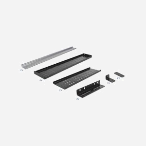 DeLOCK Support Rail DIN 19" 4U Noir - Kit de Montage Métal 306x485x176mm avec Rails DIN 35mm pour Rack 19 pouces, 16 pièces (Réf. 42632) - Miniature 2