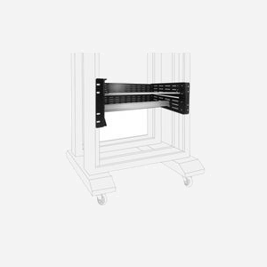 DeLOCK Support Rail DIN 19" 4U Noir - Kit de Montage Métal 306x485x176mm avec Rails DIN 35mm pour Rack 19 pouces, 16 pièces (Réf. 42632) - Miniature 3