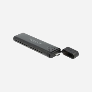 DeLOCK Boîtier Externe USB Type-C 3.2 Gen 2 pour M.2 NVMe PCIe/SATA SSD (2230/42/60/80) - Chipset Realtek RTL9210B, Support UASP, Installation sans outil - Miniature 4