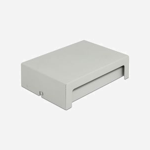DeLOCK Panneau de Distribution Keystone 8 Ports Gris Métal 112.5x158.5x45.2mm avec Serre-Câbles et Clips Rail DIN - Référence 43412 - Miniature 2