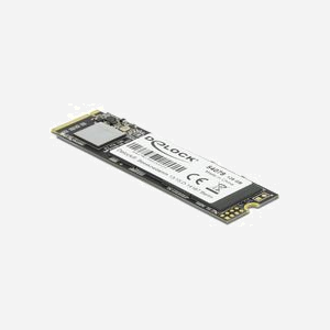 DeLOCK 54078 SSD 128GB M.2 PCIe 3.0 NVMe 1.3 TLC Lecture 1800MB/s Écriture 700MB/s Contrôleur SM2263XT Dimensions 22x80mm - Miniature 1