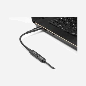 DeLOCK Adaptateur USB-C Femelle vers HP 7.4x5.0mm Mâle, 15cm - 19.5V 3A, Connecteurs Droit/Courbe, Diamètre 4mm, Référence 60032 - Miniature 2
