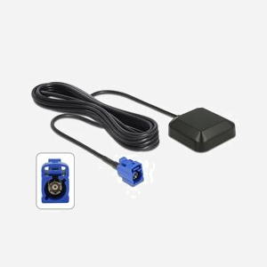 Navilock NL-69AT Antenne GPS 1.5754200 GHz 27 dBi FAKRA C, IP67, ABS, Câble RG-174 U 3m, Alimentation 3-5.5V DC, 38x40.5x12.5mm