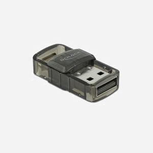 DeLOCK Adaptateur Bluetooth 4.0 USB 2.0 (Type-A / Type-C) 3 Mbit/s, portée 10m, pour PC/portable - Compatible Windows 10/8.1 - 61002
