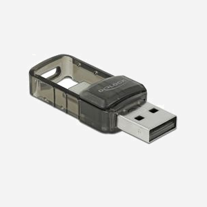 DeLOCK Adaptateur Bluetooth 4.0 USB 2.0 (Type-A / Type-C) 3 Mbit/s, portée 10m, pour PC/portable - Compatible Windows 10/8.1 - 61002 - Miniature 2