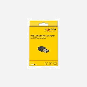 DeLOCK Adaptateur USB 2.0 Bluetooth 5.0 - Portée 200m, A2DP, 3 Mbit/s - Compatible IoT, Faible consommation - 17x30x6mm - Miniature 3