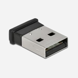 DeLOCK Adaptateur USB Bluetooth 5.0 3 Mbit/s 2.4 GHz - 2.4835 GHz, portée 20m, chipset Realtek RTL8761BUV, compatible Windows, 13x19x6mm
