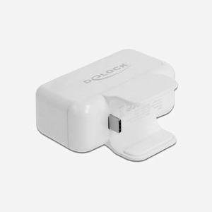 DeLOCK Adaptateur Alimentation Apple 4 ports USB: 1x USB-C PD 20V/3A, 1x USB-A QC 3.0, 2x USB-A BC1.2, USB 3.2 Gen 1, protections surtension et surintensité. - Miniature 1