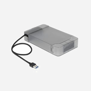 DeLOCK 64086 Adaptateur Interne USB Type-A vers SATA 3.0 6Gbit/s, compatible Windows 10/8.1/7, Linux, ChromeOS, 109x184x32mm, Transparent - Miniature 2