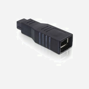 DeLOCK Adaptateur de Câble 65154 Noir - Changeur de Genre FireWire 9pin vers FireWire 6pin - Type Adaptateur de Câble - Origine Chine - Miniature 2