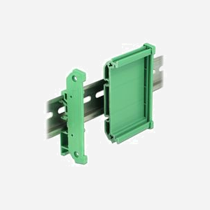 DeLOCK 66087 Support PCB Vert 500mm pour Rail DIN 15/35mm, Plastique, Plage Température -10°C à 70°C, Vis incluses, Made in China - Miniature 2