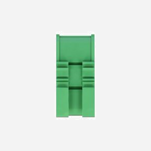 DeLOCK Support de Tableau 107mm pour Rail DIN 15/35mm, Plastique Vert, Longueur 50mm, Plage Température -10°C à 70°C, Visserie Incluse. - Miniature 4