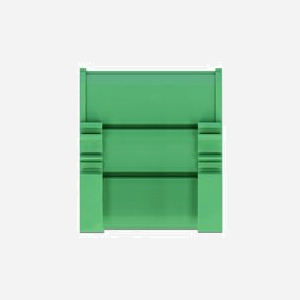 DeLOCK Support de Tableau 107mm pour Rail DIN 15/35mm, Plastique Vert, Longueur 100mm, Température -10°C à 70°C, Fixations Incluses, Pièce Unique - Miniature 4