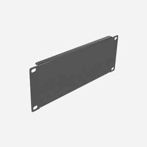 DeLOCK Cache Réseau 10" 2U Métal Noir - Panneau Plein 88.5mm x 25.4cm pour Baie Serveur - Réf. 66661