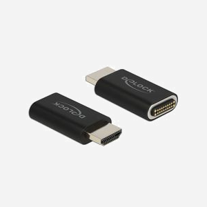 DeLOCK Adaptateur USB Type-C vers HDMI 4K 60Hz, câble 1.2m, connecteur magnétique, AWG 32/24, 3840x2160 pixels, noir - Miniature 3