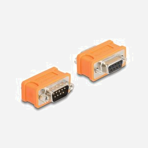 DeLOCK Adaptateur D-Sub 9 vers D-Sub 9 CAN Bus, Mâle/Femelle, 120 Ohms, terminaison de bus, 27x34x16mm, pour applications industrielles