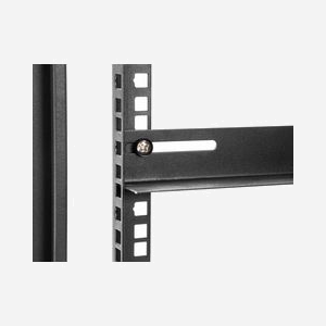 DeLOCK Équerre de Montage 19" 450mm x 40mm Métal Noir - Fixation Composants Réseau - Kit de 2 Unités - Référence 66868 - Miniature 2