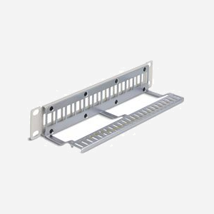 DeLOCK Panneau de Distribution Keystone 10" 1U 12 Ports Gris Métal avec Serre-Câbles (254x72x44mm) Référence 66875 - Miniature 2