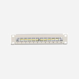 DeLOCK Panneau de Distribution Keystone 10" 1U 12 Ports Gris Métal avec Serre-Câbles (254x72x44mm) Référence 66875 - Miniature 3
