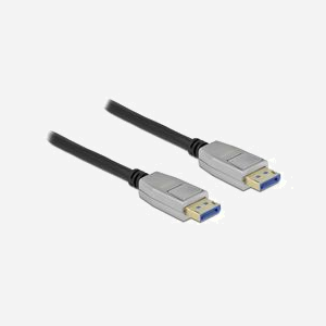 DeLOCK Câble DisplayPort 2.0 1m, 10K (10240x4320) 60Hz, 54 Gbps, HDR, Connecteurs mâles plaqués or, Cuivre AWG28, Triple blindage